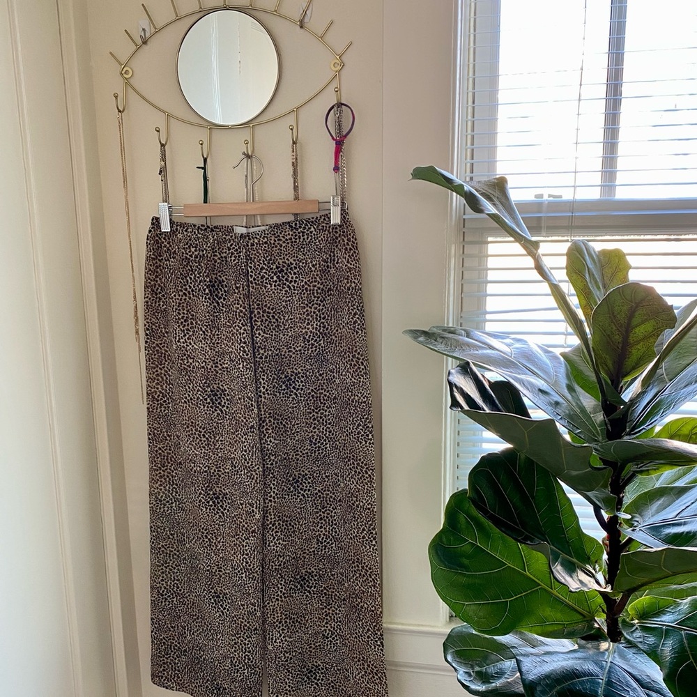 Vintage, No appt necessary, leopard print pants, size S